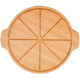 Доска для пиццы с 2 ручками PPwood бук, D=35 см, 4091117