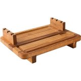 Доска для подачи шашлыка (3 шампура) дуб 30х20 см PPwood, 4090863