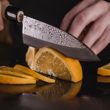 Нож кухонный «Деба» односторонняя заточк L=21.5/10.5 см Sekiryu, 4072471