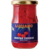 Вишня коктейльная красная 225 г с черенком, Luciano 5020122
