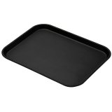 Поднос прямоугольный прорезиненный 35х45 см черный, CAMBRO 4080114