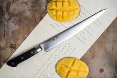 Кухонный нож для тонкой нарезки Fuji Cutlery Narihira рукоять ABS пластик FC-91