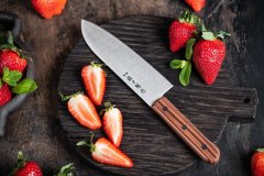 Универсальный кухонный нож сантоку Fuji Cutlery Tojuro рукоять дерево TJ-50