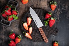 Универсальный кухонный нож сантоку Fuji Cutlery Tojuro рукоять дерево TJ-50