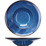 Тарелка для пасты "Ирис" синяя 250 мл D=280 мм Kunstwerk KunstWerk, ZA0025-11-a