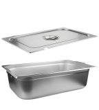 Гастроемкость с ручками, с крышкой (1/1) H=150 мм, L=530 мм, B=325 мм. ProHotel