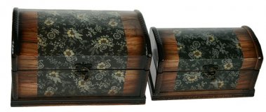 Набор шкатулок-сундучков Ночной сад 2 штук, 23x14x13 см 34716