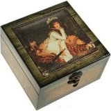 Шкатулка подарочная Сундучок, 15x15x9 см 34667