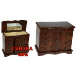 Шкатулка для ювелирных украшений Богатство, 26x12x33 см 238105
