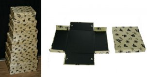 Набор подарочных коробок Цветы 6 шт, 39x31x18 см 533-013