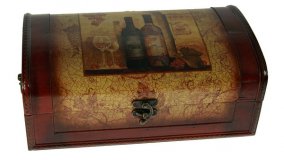 Шкатулка барная Сундучок под бутылку, 35x20x14 см 34760