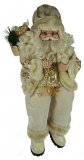 Игрушка декоративная новогодняя Санта Клаус, белый, 41 см 74852