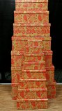 Набор упаковочных коробок Огурцы 16 шт, 42x34x17 см 910-101