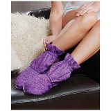 Тапочки-грелки с узором, Aroma Home FW5-0016