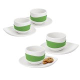 Кофейный сервиз на 4 персоны Leaf, PO: Selected 14817