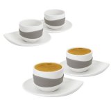 Кофейный сервиз на 4 персоны Leaf, PO: Selected 14814