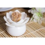 Держатель для зубочисток Lotus, Qualy QL10156-WH-WH