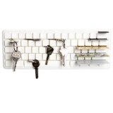 Держатель ключей и мелких предметов Key Board, Qualy QL10155-WH