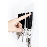 Держатель+брелок для ключа Key Piano, Qualy QL10144-BK