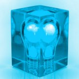 Фосфорная лампа Glow Brick голубая, Suck UK SK GLOWBR2